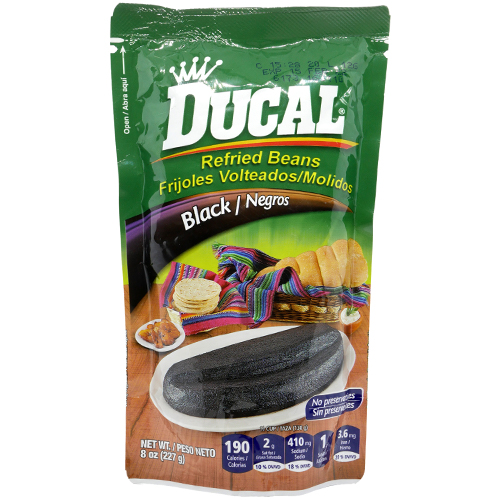 Ducal Refried Black Beans 8.0 oz